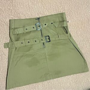 Zara khaki skirt size xs